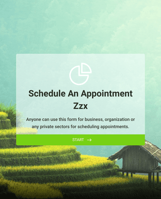 Form Templates: Appointment Schedule Template