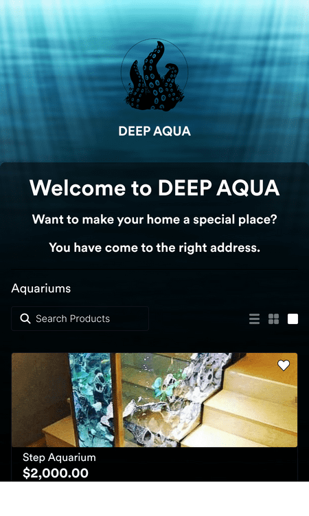 Aquarium Supplies Selling App