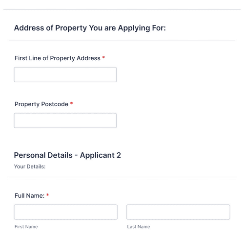 AR - Tenant Application Form 2 Form Template | Jotform