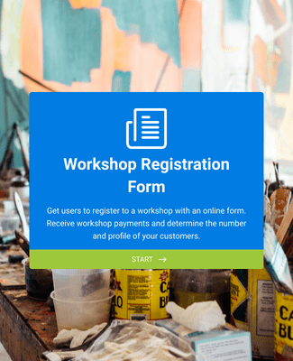 Form Templates: Art Workshop Registration Form WorldPay UK Payment Form