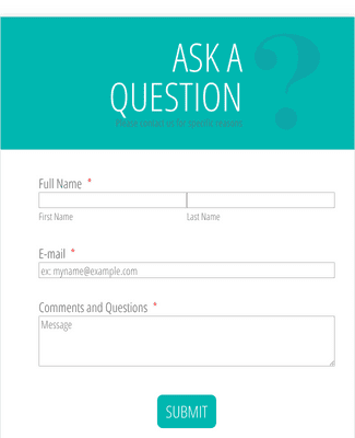 Ask a Question Template