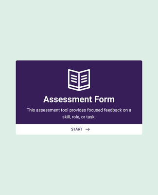 Assessment Form