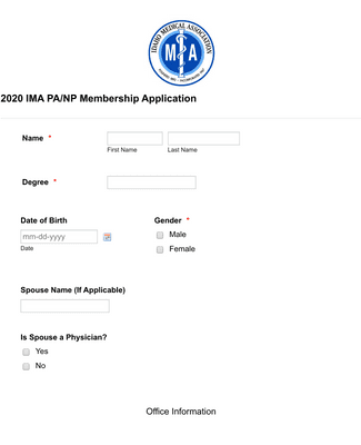 Association Membership Application Form