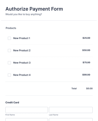 Payment Form Template | Jotform