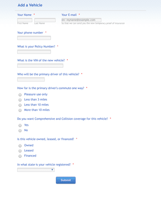 Other Insurance Autoform Free Insurance Templates | Jotform