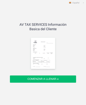 Form Templates: AV TAX SERVICES Información Basica Del Cliente