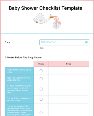 Baby Shower Quiz Free Google Docs Template 