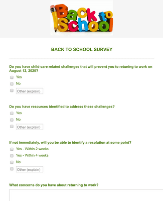 School survey platform