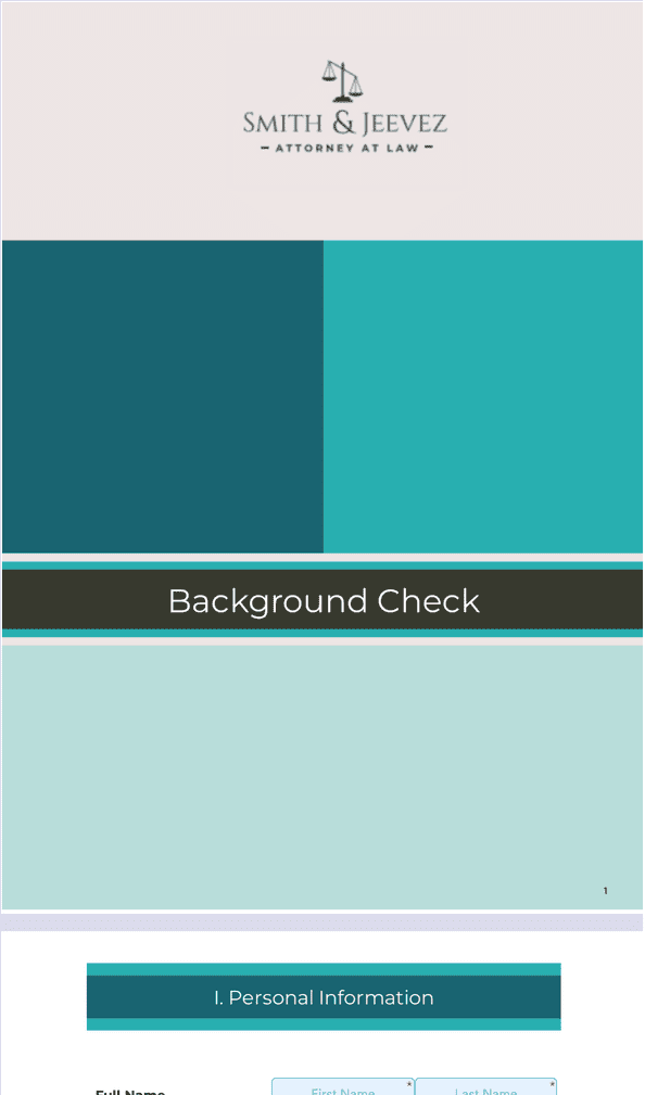 Background Check Template - Sign Templates | Jotform