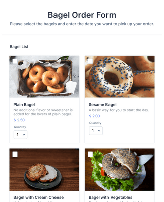 Seafood Order Form Template | Jotform