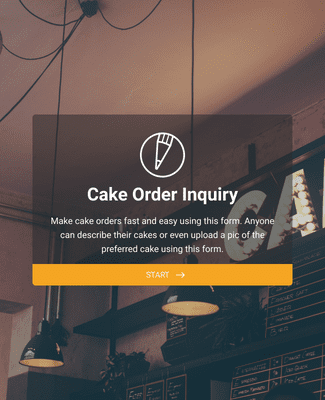 Bakery Order Inquiry Form