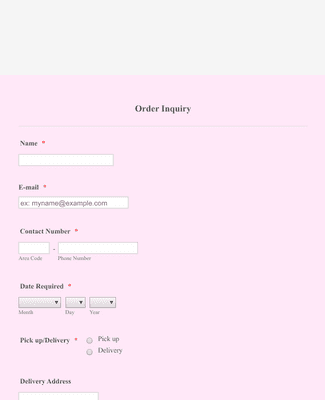 Restaurant Order Form Template | Jotform