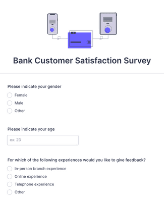 Bank Customer Satisfaction Survey Form Template | Jotform