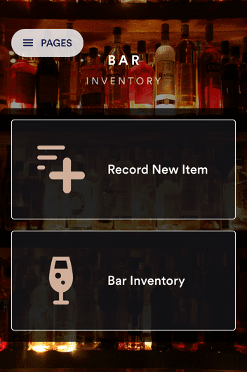 Bar Inventory App