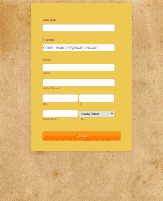 Basit Register Basit Kayıt Form Şablonu | Jotform