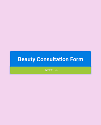 Beauty Consultation Form 