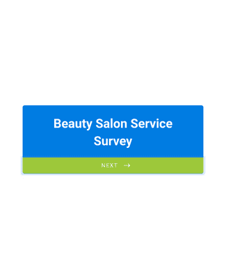 Form Templates: Beauty Salon Service Survey