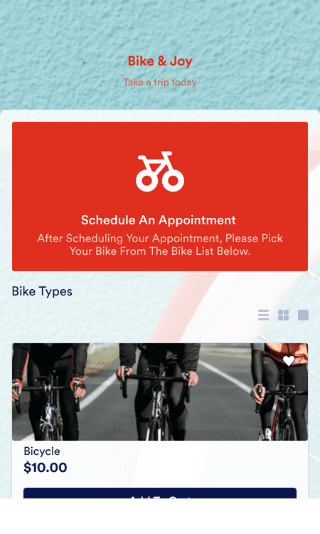 Bike Booking App