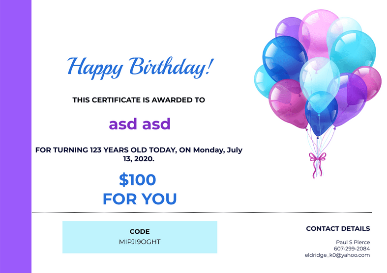 Free Gift Certificate Templates - PDF Templates | Jotform Free Gift Certificate Templates - PDF Templates | Jotform