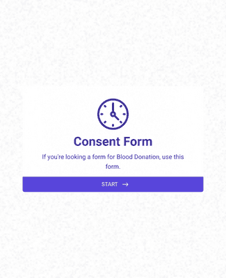Form Templates: Blood Donor Consent Form