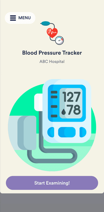 Blood Pressure Measurement App Template
