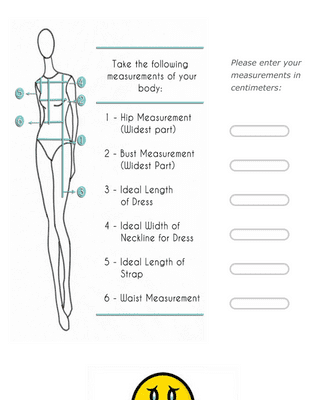 Form Templates: Body Measurement Form