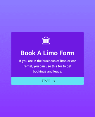 Form Templates: Book A Limo Form