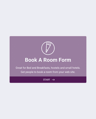 Book a Room Form
