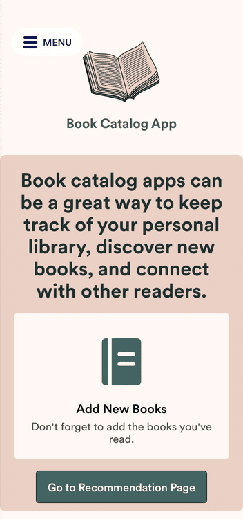 Template book-catalog-app