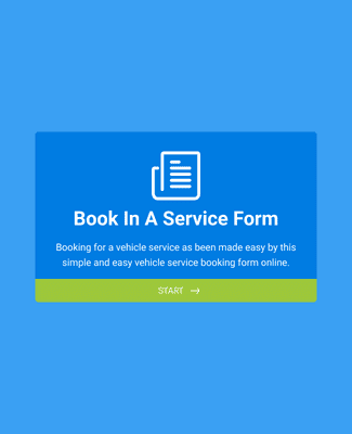 Book in a Vehicle Service Form