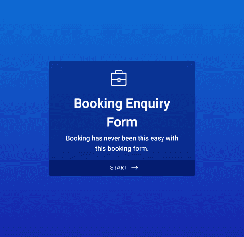 Form Templates: Booking Enquiry Form