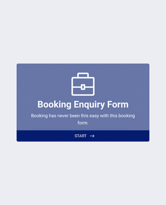 Form Templates: Booking Enquiry Form