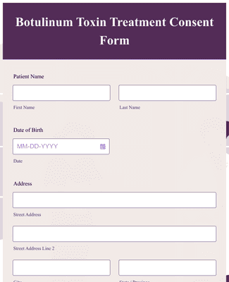 Botox Consent Form Template | JotForm
