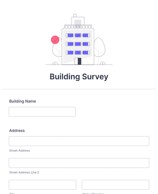Form Templates: Building Survey