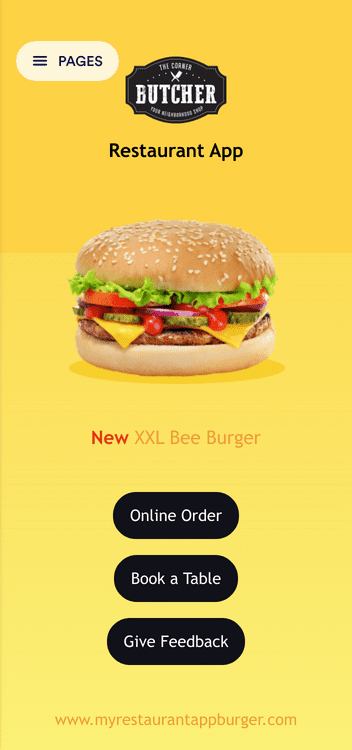 Burger Restaurant App