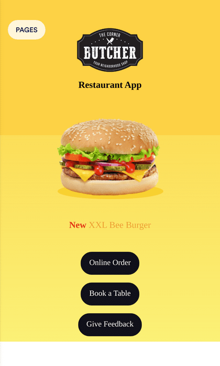 Template burger-restaurant-app