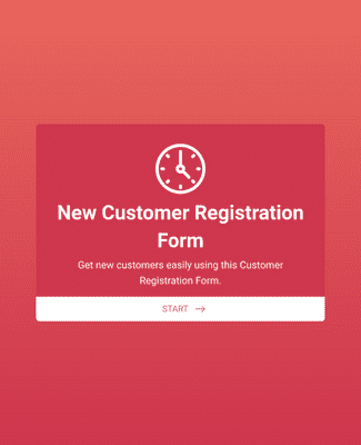 Form Templates: Business Customer Registration Form