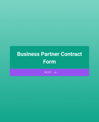 Form Templates: Business Partner Contract Form