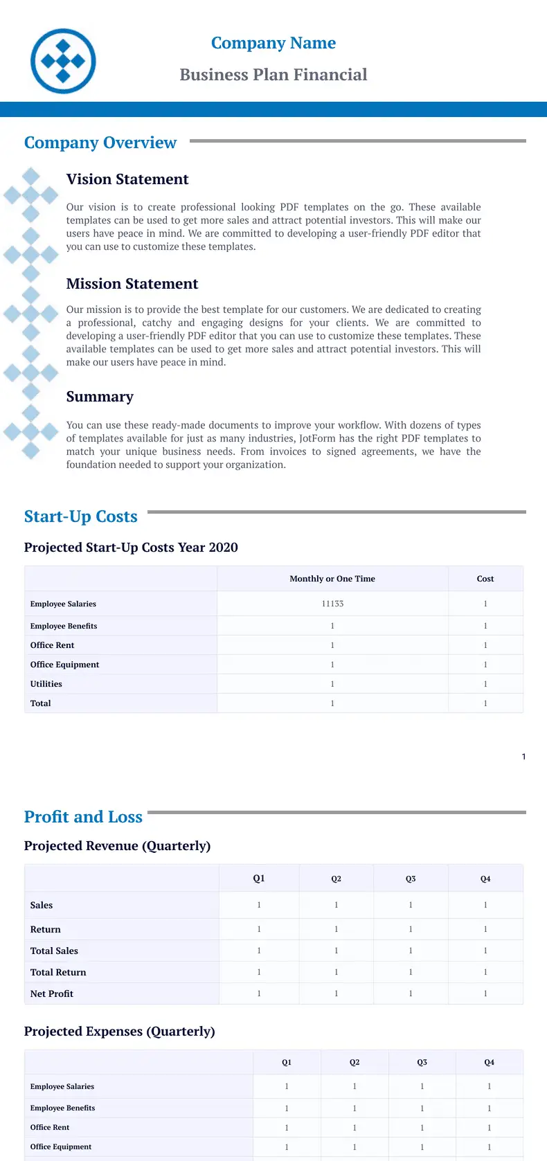 Business Financial Plan business-financial-plan