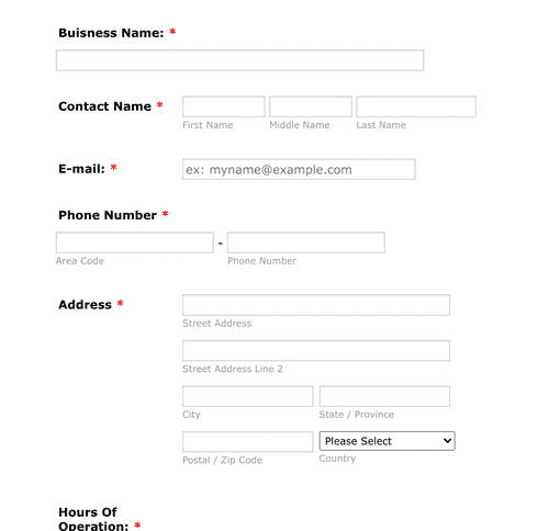 Business Registration Form Template Jotform 3031