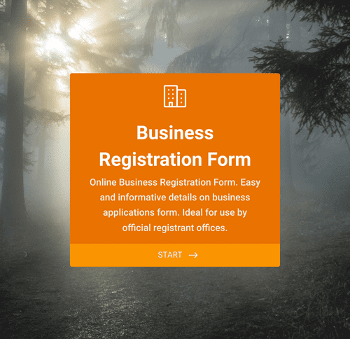 Form Templates: Business Registration Form