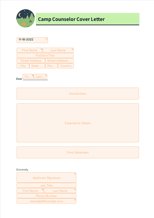 Camp Counselor Cover Letter Sign Templates Jotform   Camp Counselor Cover Letter Ad74c75b11e98bab31bfe7e594692ad0 Og 