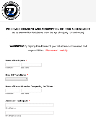 Summer Camp Waiver Form Template Jotform Summer Camp Waiver Form Template Jotform