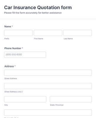 Gap Insurance Refund Form Template | Jotform