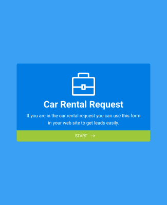 Form Templates: Car Rental Request