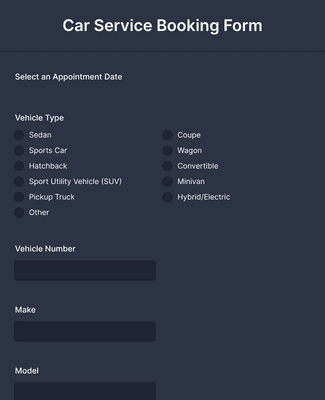 Service Request Form Template | Jotform