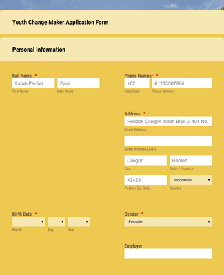 Form Templates: Care Provider Intake Form