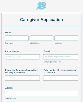 Cleaning Job Application Form Template Jotform