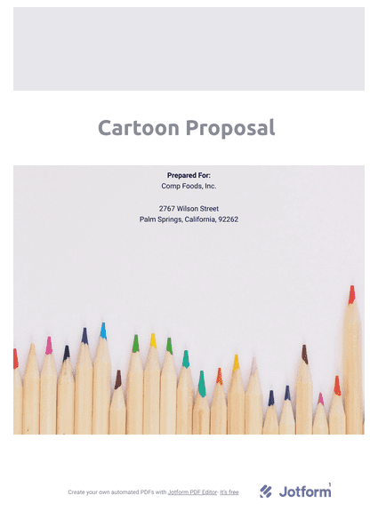 Cartoon Proposal 