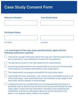 case study consent form examples